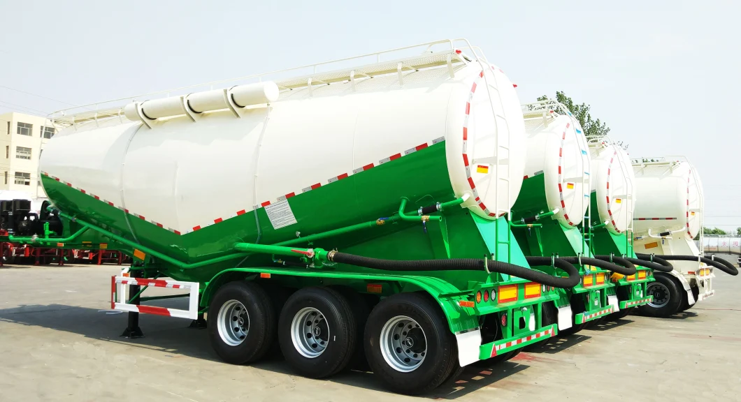 Tri Axle 45 Cubic Special Transportation Bulker Tank Trailers Powder Flour Bulk Carrier Semi Truck Trailer for Sale