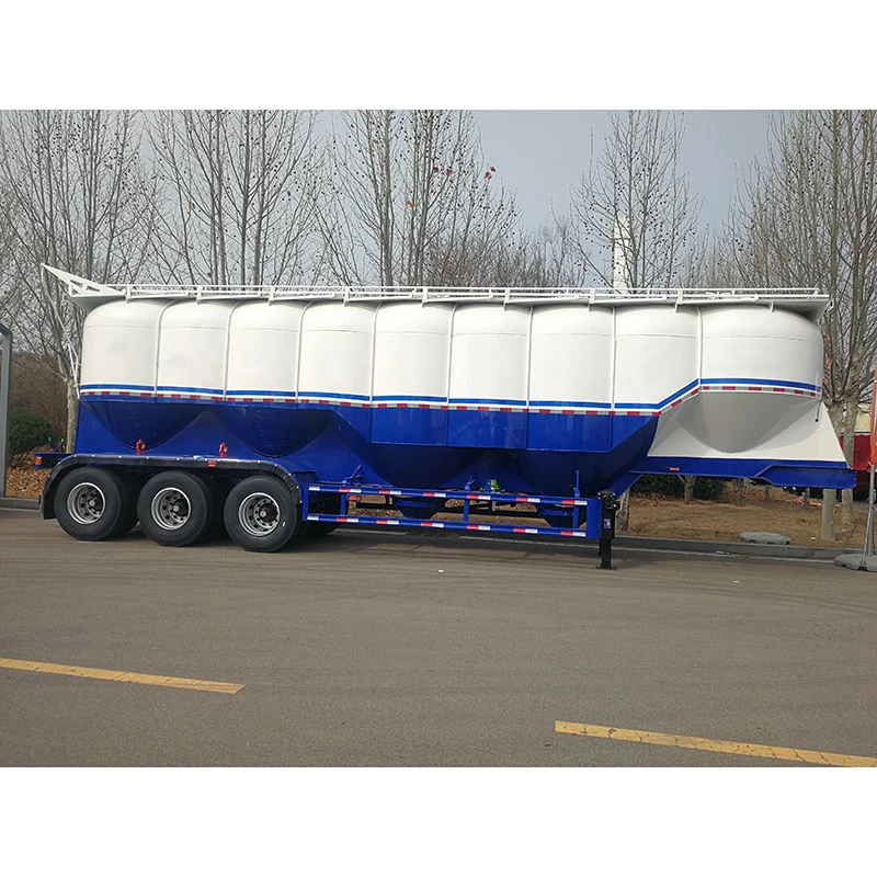 3 Axles 40cbm Flour Semi Trailer Truck Trailer Bulk Cement Semi Trailer