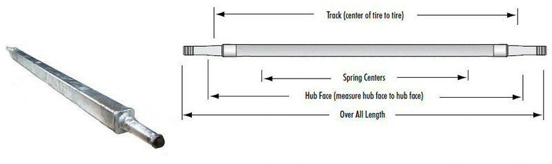 2200 Lbs Dexter Trailer Axle 2