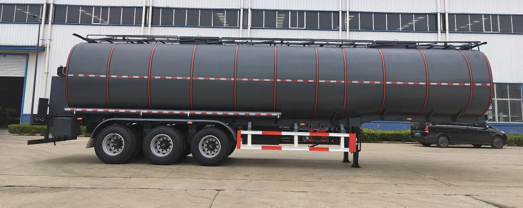 Customized Oil/Diesel/Gasoline/Crude/Water/Milk/Propane Transport Steel Monoblock Fuel Tank/Tanker Truck Semi Trailer for Sale