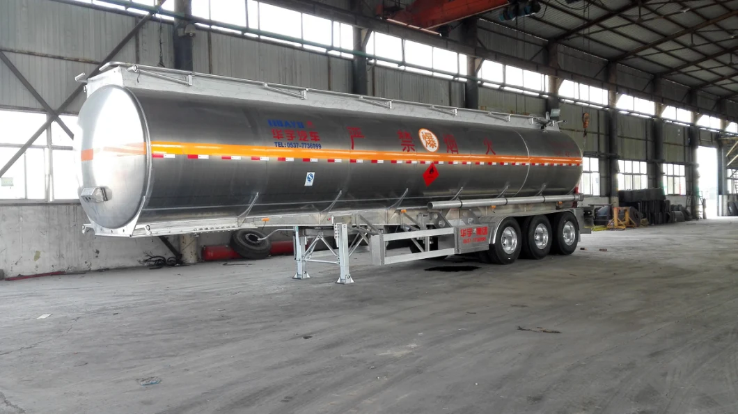 2/3 Axle Stainless Steel/Aluminum Alloy Tank/Tanker Truck Semi Trailer for Oil/Fuel/Diesel/Gasoline/Crude/Water/Milk Transport