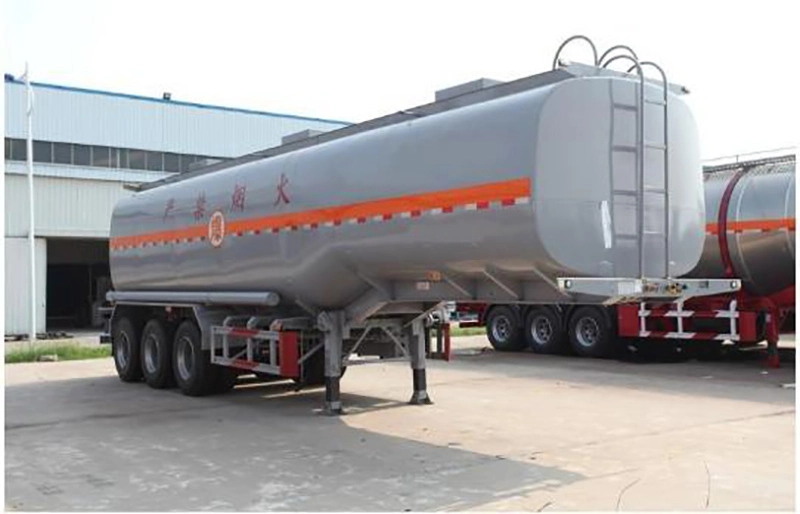 3 Axle 30-55cbm Gasoline Oil LPG Gas Transport Tank Trailer Diesel Fuel Trailer Water Tanker Semi Truck Trailer